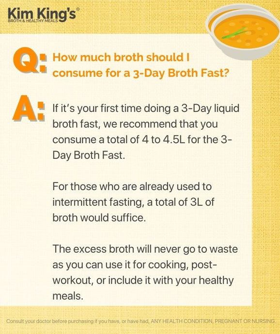 Broth Fast Instructions and FAQ