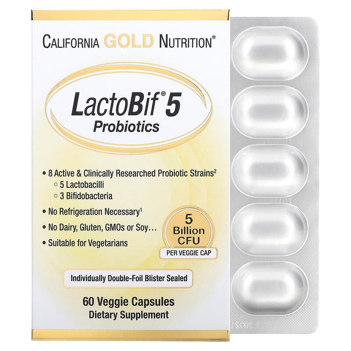 California Gold Nutrition Lactofib 5 Probiotics
