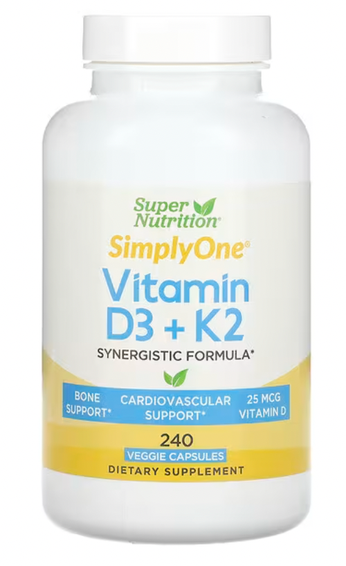 Super Nutrition Simply One Vitamin D3 +K2