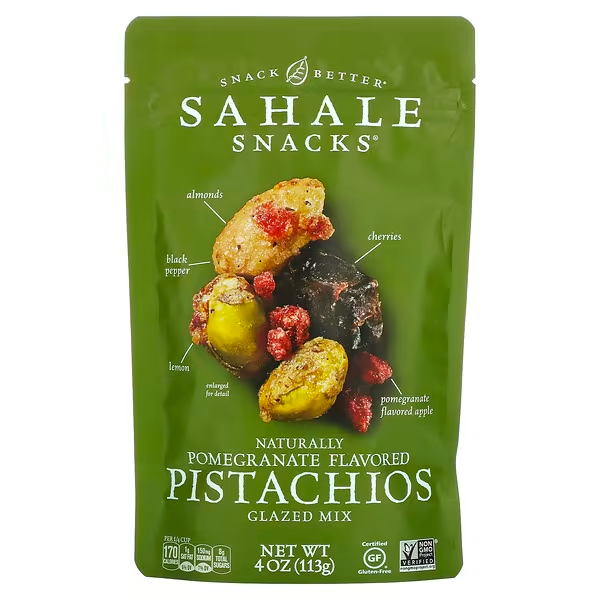 Sahale Naturally Pomegranate Flavored Pistachios Glazed Mix (113g)